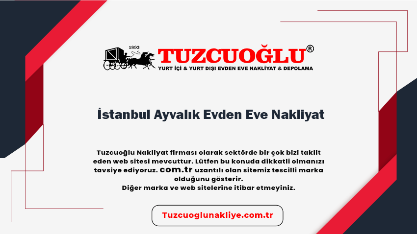 İstanbul Ayvalık Evden Eve Nakliyat