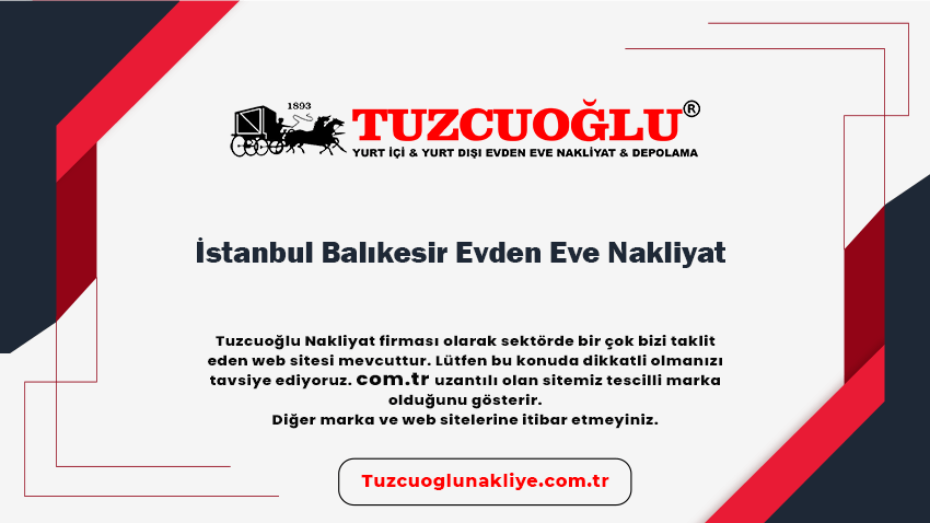 İstanbul Balıkesir Evden Eve Nakliyat